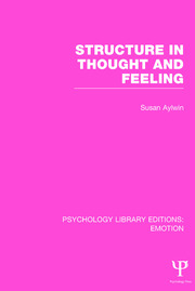 Structure in Thought and Feeling book cover