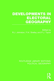 Developments in Electoral Geography (Routledge Library Editions: Political Geography) book cover