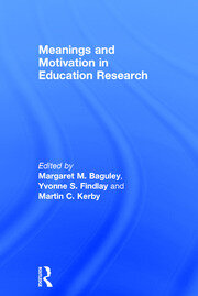 Meanings and Motivation in Education Research book cover