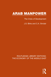 Arab Manpower: The Crisis of Development book cover