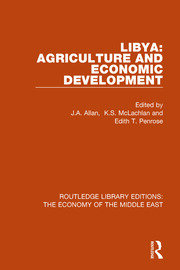 Libya: Agriculture and Economic Development book cover