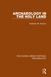 Archaeology in the Holy Land book cover