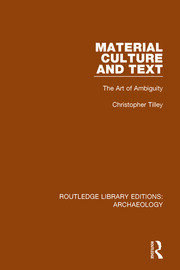 Material Culture and Text: The Art of Ambiguity book cover