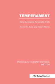Temperament: Early Developing Personality Traits book cover
