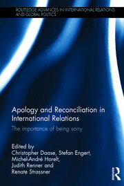 Apology and Reconciliation in International Relations: The Importance of Being Sorry book cover