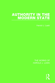 Authority in the Modern State (Works of Harold J. Laski) book cover