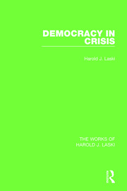 Democracy in Crisis (Works of Harold J. Laski) book cover