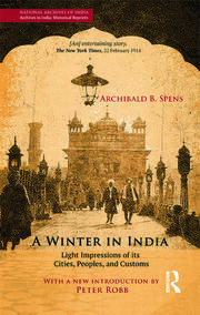 A Winter in India: Light Impressions of its Cities, Peoples and Customs book cover