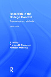 Research in the College Context: Approaches and Methods book cover