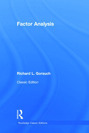 Factor  Analysis: Classic Edition book cover