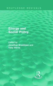 Energy and Social Policy (Routledge Revivals) book cover