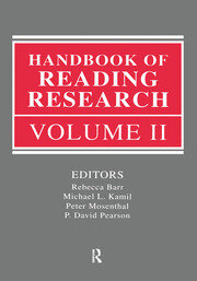 Handbook of Reading Research, Volume II book cover