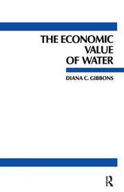 The Economic Value of Water book cover