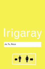 Je, Tu, Nous: Towards a Culture of Difference book cover