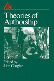 Theories of Authorship book cover