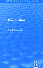 Continuities (Routledge Revivals) book cover