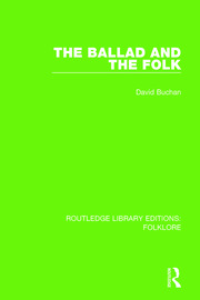 The Ballad and the Folk Pbdirect book cover