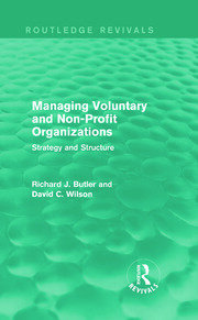 Managing Voluntary and Non-Profit Organizations: Strategy and Structure book cover