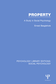 Property: A Study in Social Psychology book cover