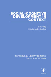 Social-Cognitive Development in Context book cover