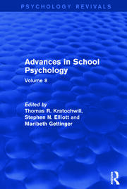 Advances in School Psychology: Volume 8 book cover