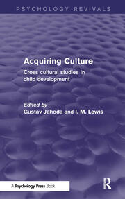 Acquiring Culture: Cross Cultural Studies in Child Development book cover