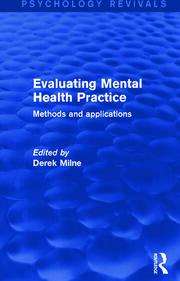 Evaluating Mental Health Practice: Methods and Applications book cover