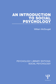 An Introduction to Social Psychology book cover