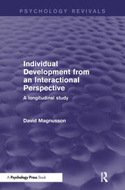 Individual Development from an Interactional Perspective: A Longitudinal Study book cover