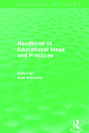 Handbook of Educational Ideas and Practices (Routledge Revivals) book cover