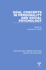 Goal Concepts in Personality and Social Psychology book cover