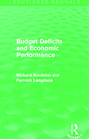 Budget Deficits and Economic Performance (Routledge Revivals) book cover