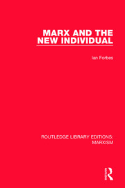 Marx and the New Individual book cover