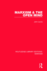 Marxism and the Open Mind book cover