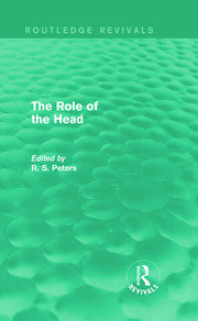 The Role of the Head (REV) RPD book cover
