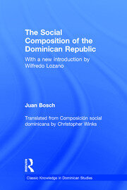 Social Composition of the Dominican Republic book cover