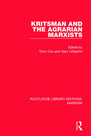 Kritsman and the Agrarian Marxists book cover