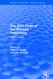 The Civil Code of the Russian Federation: Parts 1 and 2 book cover
