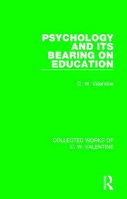 Psychology and its Bearing on Education book cover