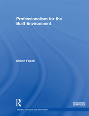 Professionalism for the Built Environment book cover
