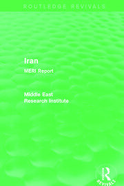 Iran (Routledge Revival): MERI Report book cover