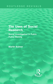 The Uses of Social Research (Routledge Revivals): Social Investigation in Public Policy-Making book cover