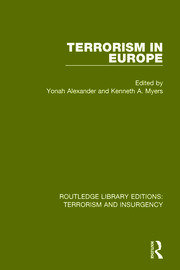 Terrorism in Europe (RLE: Terrorism & Insurgency) book cover