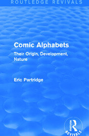 Comic Alphabets (Routledge Revivals): Their Origin, Development, Nature book cover