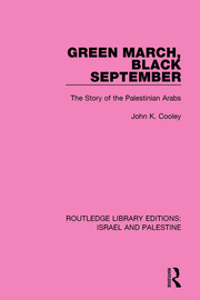 Green March, Black September: The Story of the Palestinian Arabs book cover