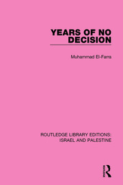 Years of No Decision book cover