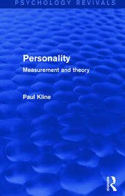 Personality: Measurement and Theory book cover