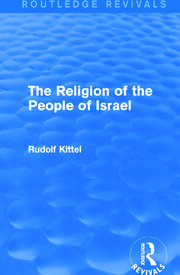 The Religion of the People of Israel (Routledge Revivals) book cover