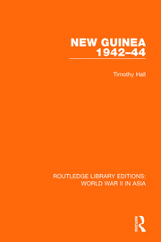 New Guinea 1942-44 (RLE World War II in Asia) book cover