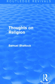 Thought on Religion (Routledge Revivals) book cover